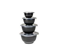 Rosti Margrethe Lot de 8 mini bols mélangeurs avec couvercle Noir