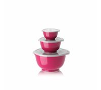 Rosti Margrethe New 6-piece bowl set, Durostima, Beetroot, 0.25 + 0.75 + 3 L