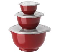 Rosti Ensemble de bols Margrethe. lot de 3 Rouge