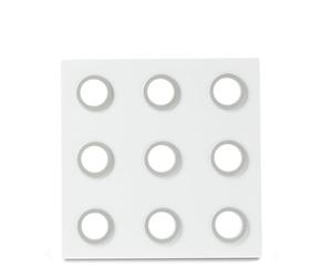 Rosti Mepal Domino Dessous de plat en mélamine et silicone Blanc