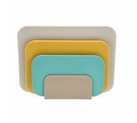 Rosti set de planches à découper Choptima 4 pcs, support à découper, PE-plast...