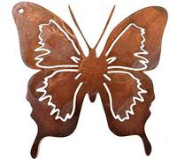 Rostikal Edelrost Animal Papillon Filigranne 13 cm Remorque Décorer Décoration Rouille Noble Jardin