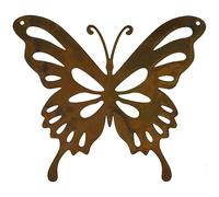 Rostikal Rouille Noble Papillon Paula, Idée de Décoration en Métal de Marron, zum hängen