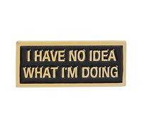 ROSTIVO Épingles en émail pour sac à dos « I Have No Idea What I'm Doing » pour hommes, femmes, garçons et filles, émail, Émail.