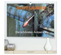 ROSTLAUBEN Die schönsten Autowracks (hochwertiger Premium Wandkalender 2026 DIN A2 quer), Kunstdruck in Hochglanz: Rostende Schönheiten vergangener ... dekorativer Wandschmuck für den Autofreak.