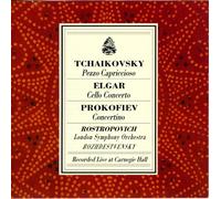 Rostropovich at Carnegie Hall: Elgar Cello Concerto; Prokofiev Concertino; Tchaikovsky Pezzo Capriccioso