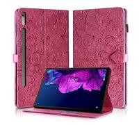 Rostsant Coque Lenovo Tab P11 Pro 2e génération 11.2" Housse (TB132FU) en Cuir PU Portefeuille Stand Support Etui Coque Protection Tablette für Lenovo Tab P11 Pro 2e génération 11.2 Pouces - Rouge