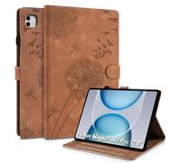 Rostsant Coque pour Honor MagicPad3 Pro 12.3/Honor MagicPad4 12.3 Pouces 2026 Pissenlit Housse en Tablette Cuir PU Protection pour MagicPad3 Pro Tablet Brun