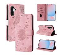 Rostsant Coque Samsung Galaxy A56 5G Pissenlit Housse en Cuir PU Samsung Galaxy A56 5G Étui à Fermeture Magnétique Portefeuille Étui à Rabat pour Samsung Galaxy A56 5G Or Rose
