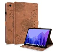 Rostsant Coque Samsung Galaxy Tab A7 T500/T509/T505/T507 Pissenlit Housse en Tablette Cuir TPU Cover Case Étui Housse de Protection pour Samsung Galaxy Tab A7 10,4 Pouces Brun