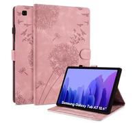 Rostsant Coque Samsung Galaxy Tab A7 T500/T509/T505/T507 Pissenlit Housse en Tablette Cuir TPU Cover Case Étui Housse de Protection pour Samsung Galaxy Tab A7 10,4 Pouces Or Rose