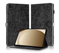 Rostsant Coque Samsung Galaxy Tab A9+ 11 Pouces en Cuir PU Portefeuille Stand Support Etui Coque Protection Tablette für Samsung Galaxy Tab A9+ 11 Pouces SM-X210/SM-X215/SM-X216 Noir