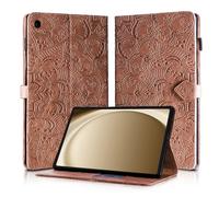 Rostsant Coque Samsung Galaxy Tab A9+ 11 Pouces en Cuir PU Portefeuille Stand Support Etui Coque Protection Tablette für Samsung Galaxy Tab A9+ 11 Pouces SM-X210/SM-X215/SM-X216 Marron