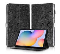 Rostsant Coque Samsung Tab A8 2022 Housse en Cuir PU Portefeuille Magnétique avec Porte-Stylo Etui Tablette pour Samsung Galaxy Tab A8 10.5 Pouces 2022 SM-X200 / SM-X205 - Noir