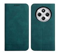 Rostsant Coque Xiaomi Redmi 14C 4G/Poco C75 PU Etui en Cuir Etui Portefeuille à Fentes pour Cartes Xiaomi Redmi 14C 4G/Poco C75 Magnétique Housse Etui de Protection pour Xiaomi Redmi 14C Vert
