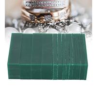 Rosvola 15 Blocs de Cire Verte à Sculpter pour la Fabrication de Bijoux, Idéale pour le Moulage et la Sculpture, avec une Surface Lisse pour la Gravure et le modelage.