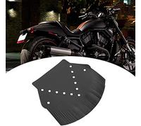 Rosvola Bavette de Garde-Boue de Moto, décoration de Couvercle de Garde-Boue arrière à Franges en Cuir Universel pour protéger Vos pneus(Noir)