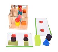 Rosvola Bloc de Construction Miroir, Jouet éducatif pour L'entraînement à la Pensée Spatiale, en Bois pour Enfants de 3 Ans et Plus, Durable, Non Toxique
