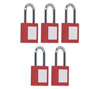Rosvola Câble de Verrouillage de Verrouillage, 10 Pièces, Cadenas électrique Durable chromé avec clé pour Usage Industriel