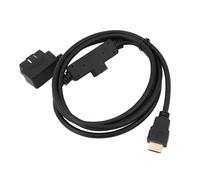 Rosvola Câble D'interface Multimédia de Remplacement pour Diagnostic de Voiture Ⅱ vers HD pour Edge CS2, Conception Plug and Play Fiable, une Connexion Stable, pour une Utilisation de Diagnostic