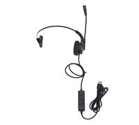 Rosvola Casque D'écoute pour Centre D'appels, Suppression du Bruit Réglable pour la Communication Professionnelle, 1 Pièce