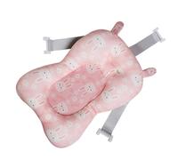 Rosvola Coussin de Bain pour bébé, Doux, Antidérapant, Réglable, Oreiller pour Nourrissons, Compact et Pliable, 1 Pièce (PINK)