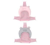 Rosvola Coussin de Siège de Baignoire pour bébé, Oreiller de Soutien Confortable en Maille Douce pour un Bain en Toute sécurité dans la Cuisine ou la Salle de Bain pour bébé 66.2cm (Tapez 2)