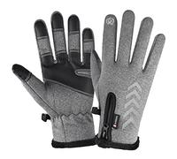 Rosvola d'hiver Imperméables, Touch Screen Pleins Doigts | Coupe-vent, antidérapant, matériau en polyester, parfait pour le cyclisme, les sports de plein air et la pêche.