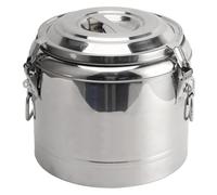 Rosvola Distributeur de Boissons isolé en Acier Inoxydable, Couvercle de Seau Portable de 30 L, Verrouillage sécurisé de la Température, Construction épaisse en Acier Inoxydable, (20L)