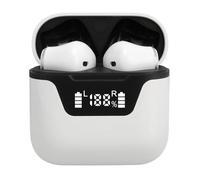 Rosvola Écouteurs Bluetooth avec Traducteur de Langue, Prise en Charge de 144 Langues pour Une Communication Efficace en Voyage, Blanc, 2 Unités (White)