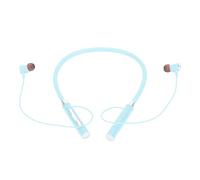 Rosvola Écouteurs de Cou IPX5 étanches, Basses Améliorées, écouteurs Magnétiques pour Exercices Sportifs, ABS Silicone Noir (Blue)