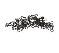 Rosvola Émerillons pour Pêche à la Carpe, Haute Résistance à la Traction | Stainless steel material, flexible rotation, water resistance, various fishing environments