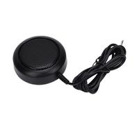 Rosvola Haut-Parleur Externe D'autoradio Compact et Durable, Haut-Parleur de Communication 1W pour émetteur-récepteur Mobile adapté pour 3.5mm 7x7x2.2cm