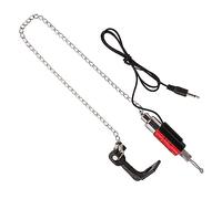 Rosvola Indicateur D'alarme de Morsure de Poisson éclairé par LED pour Un Montage Facile, Accessoire de Matériel de Pêche Super Sensible pour éviter Les Fausses Alarmes, Acier Inoxydable et Matière