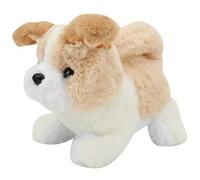 Rosvola Jouet de Chien en Peluche électrique de Simulation, Mignon et Multifonctionnel pour Les Enfants et la Décoration de la Maison, 17x11x14cm (Border Collie)