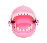 Rosvola Jouets de Dents de Dentiste Requin, Jeu Interactif Amusant pour les Doigts Mordants pour Enfants et Amis, Plastique 1 unité (PINK)