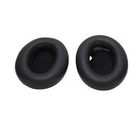Rosvola Kit de Coussinets d'oreille de Remplacement pour WH-1000XM4, Oreillettes Confortables et Ajustement du Bandeau, Mousse à Mémoire de Forme et Cuir protéiné, 4 Pièces (Black)