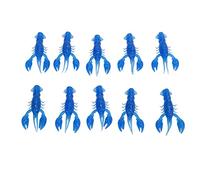 Rosvola Leurre Souple 5,5cm PVC, Appât Écrevisse pour Pêche | Realistic swimming action, elastic PVC material, portable fishing lure, reusable for various fish.