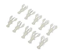 Rosvola Leurre Souple 5,5cm PVC, Appât Écrevisse pour Pêche | Realistic swimming action, elastic PVC material, portable fishing lure, reusable for various fish.
