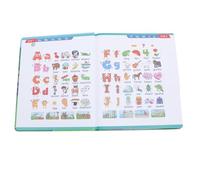 Rosvola Livre d'apprentissage Interactif de L'anglais, Jouet éducatif pour Enfants de 3 Ans et Plus, avec Couverture Complète et Techniques de Prononciation