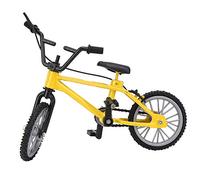 Rosvola Mini Vélo de Montagne Modèle, Jouet à L'échelle 1/10, pour (Yellow)
