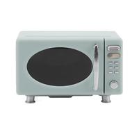 Rosvola Modèle de Micro-Ondes Miniature pour Maison de Poupée, Accessoire de Cuisine à Haute Simulation pour Petites Scènes de Jeu, 1 unité (Bleu Clair)