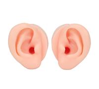 Rosvola Modèle D'oreille pour Pratique de Perçage pour Débutants (Light | Matériau en silicone souple, conception réutilisable, pratique pour présenter des boucles d\'oreilles, adapté aux écoles et