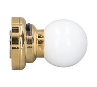 Rosvola Plafonnier Miniature Rond et élégant, alimenté par Batterie, pour Décorations de Maison de Poupée à L'échelle 1/12, Base en Métal