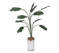 Rosvola Plante Miniature pour Maison de Poupée 1:12, Bananier Vert Vif, Décor pour Maison de Poupée, 1 unité (Petite Taille)
