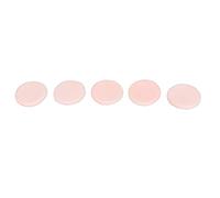Rosvola Poudre Puff Set avec Texture Douce et Matériau Lavable (PINK) | Comprend 5 houppettes en coton, disponibles en trois couleurs, hypoallergéniques, bonnes pour les types de peau, idéales