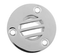 Rosvola Siphon de Sol en Acier Inoxydable avec Finition Polie Miroir pour Le Drainage du Pont des Yachts et des Bateaux, 1 Pouce (22MM)