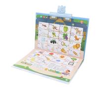 Rosvola Tableau Mural Audio Arabe, Jouet d'apprentissage éducatif Interactif avec Musique Intégrée pour Enfants 15,1 X 23,6 Pouces