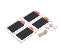 Rosvola Tampon Encreur pour bébé sans Produits Toxiques, pour Empreintes de Mains et de Pieds, Kit de Séchage Rapide pour Nourrissons, 4 Pièces (Accessoires main-pied)