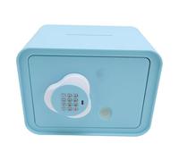 Rosvola Tirelire pour Enfants avec sécurité par Empreinte Digitale, Conception de Dessin animé Mignon, Grande capacité pour L'apprentissage, L'épargne, Jouet éducatif 24x18x16cm (Green)